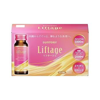 【新品未開封】サントリー リフタージュ 50ml×10本3箱セット【美肌に】 Amazon | サントリー Liftage（リフタージュ） プロテオグリカン